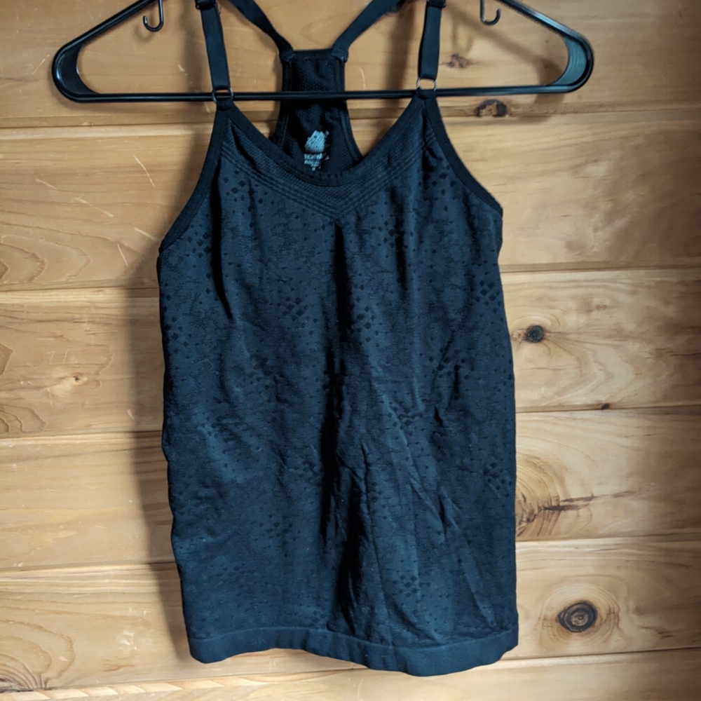 Eastern Mountain Sports Black Fitted Tank Top